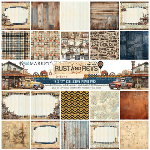 Rust and Revs 12x12 Collection Paper Pack