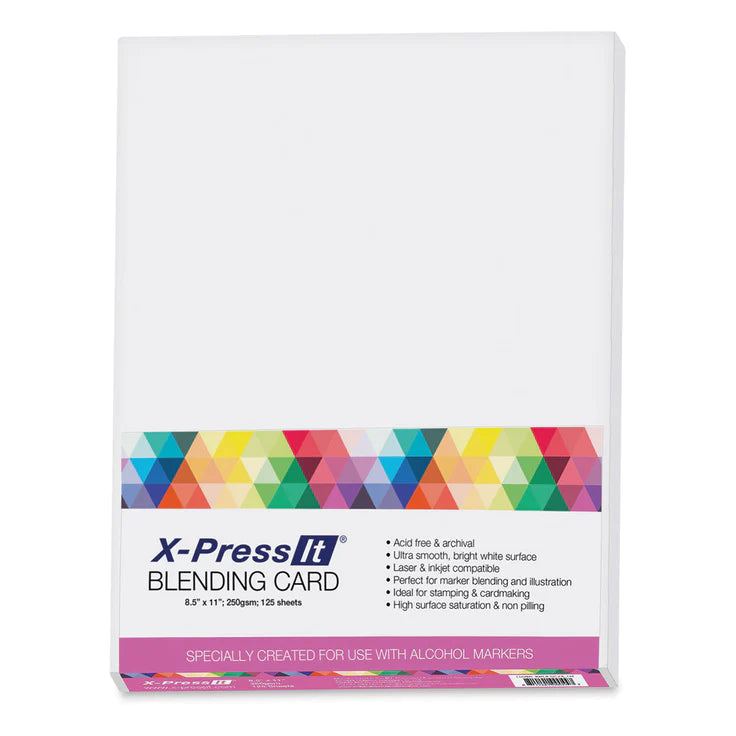 X-Press It Blending Card - 8 1/2x11, 25 Sheets
