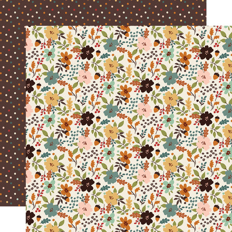 Cider & Donuts Comfy Cozy 12x12 Patterned Paper