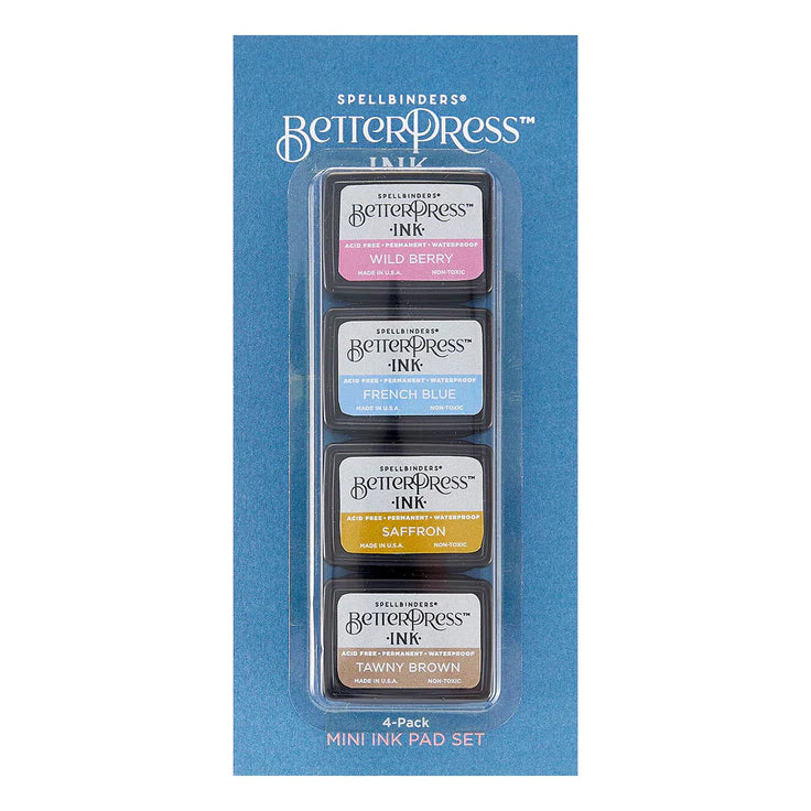 Nature Tones BetterPress Ink Mini Set - 4 Pack