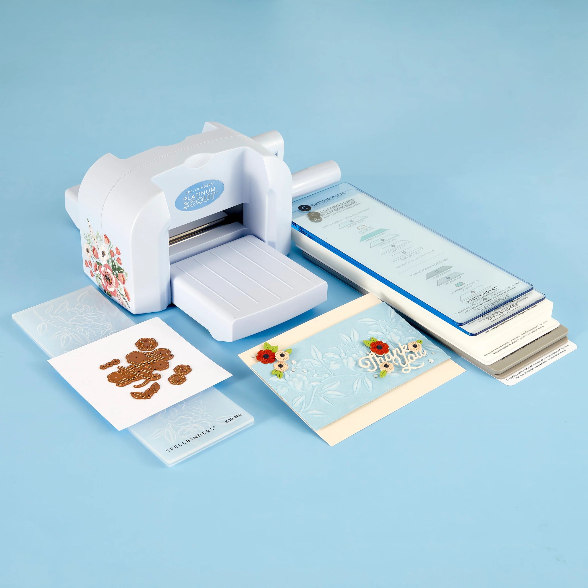 Blue Mist Scout Compact Die Cutting and Embossing Machine - Independent Retailer Exclusive