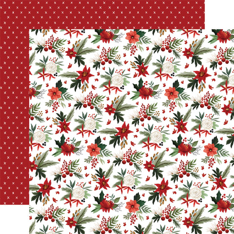 A Wonderful Christmas Deck the Halls Patterned Paper