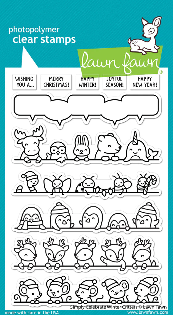 Simply Celebrate Winter Critters Stamp Set