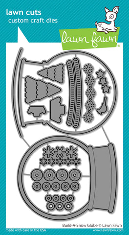 Build-a-Snow Globe Lawn Cuts Die Sets