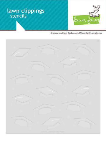 Graduation Cap Background Stencils