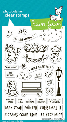 Caroling Mice Stamp Set