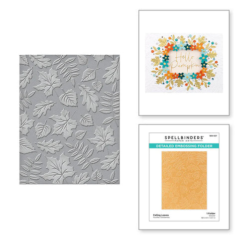 Falling Leaves Embossing Folder