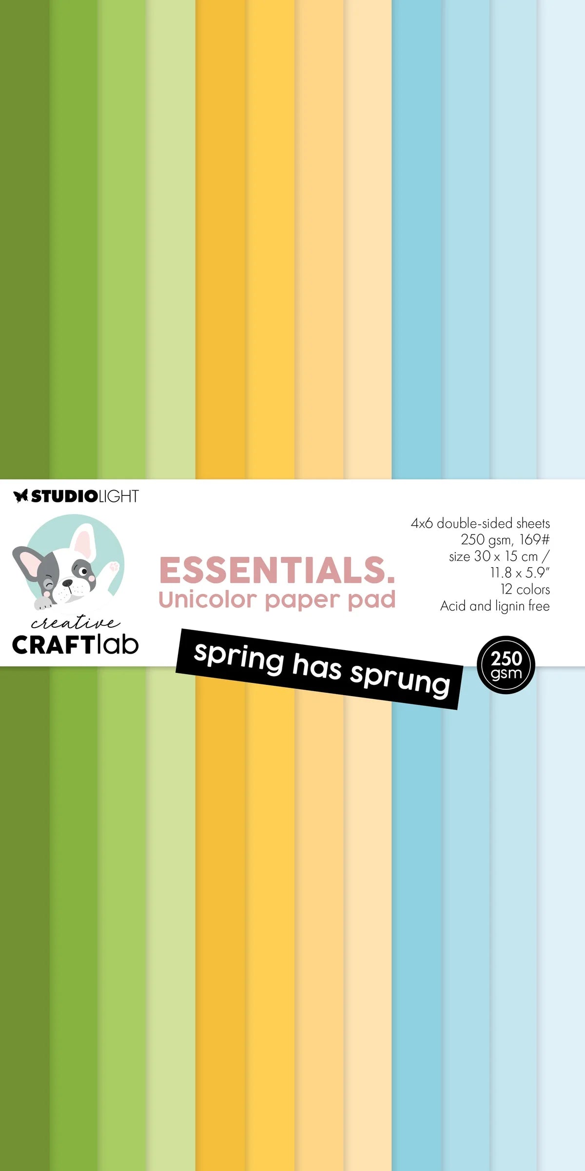 Studio Light Unicolor Paper Pad Spring has Sprung Essentials – Starry ...