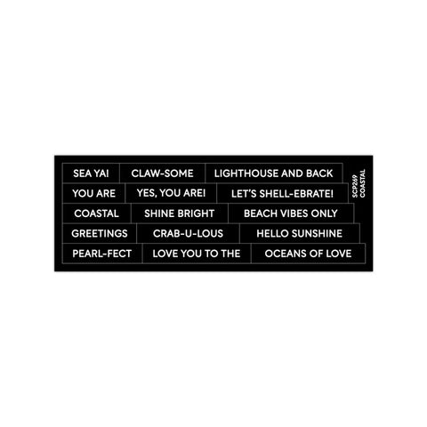 Subsentiments Coastal Die Cut