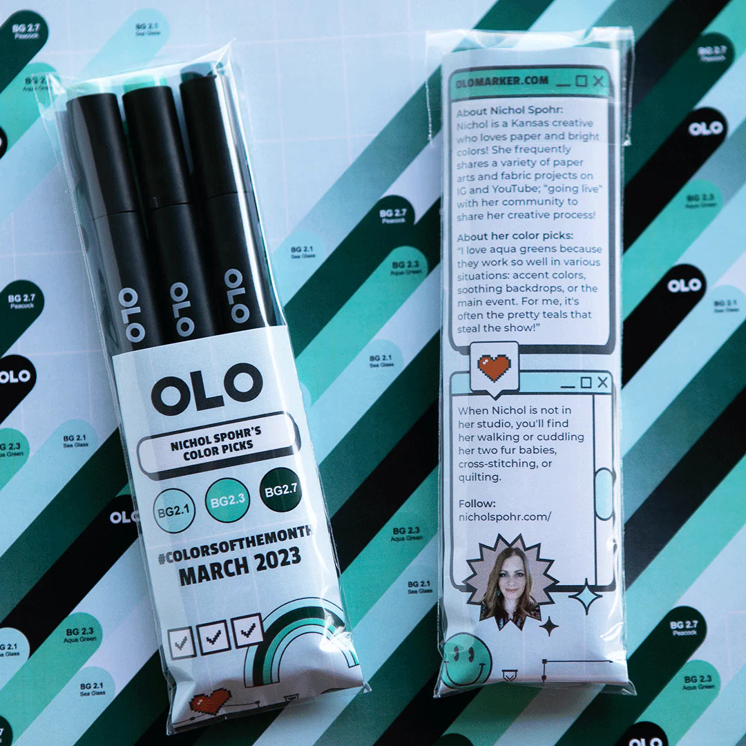 OLO March 2023 Color of the Month Set