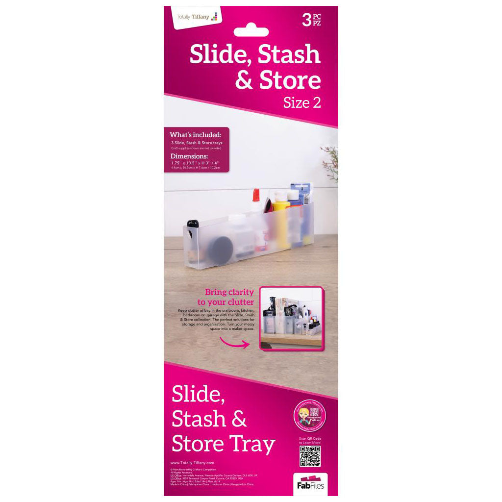 #2 Slide, Stash & Store Trays - 3 pack
