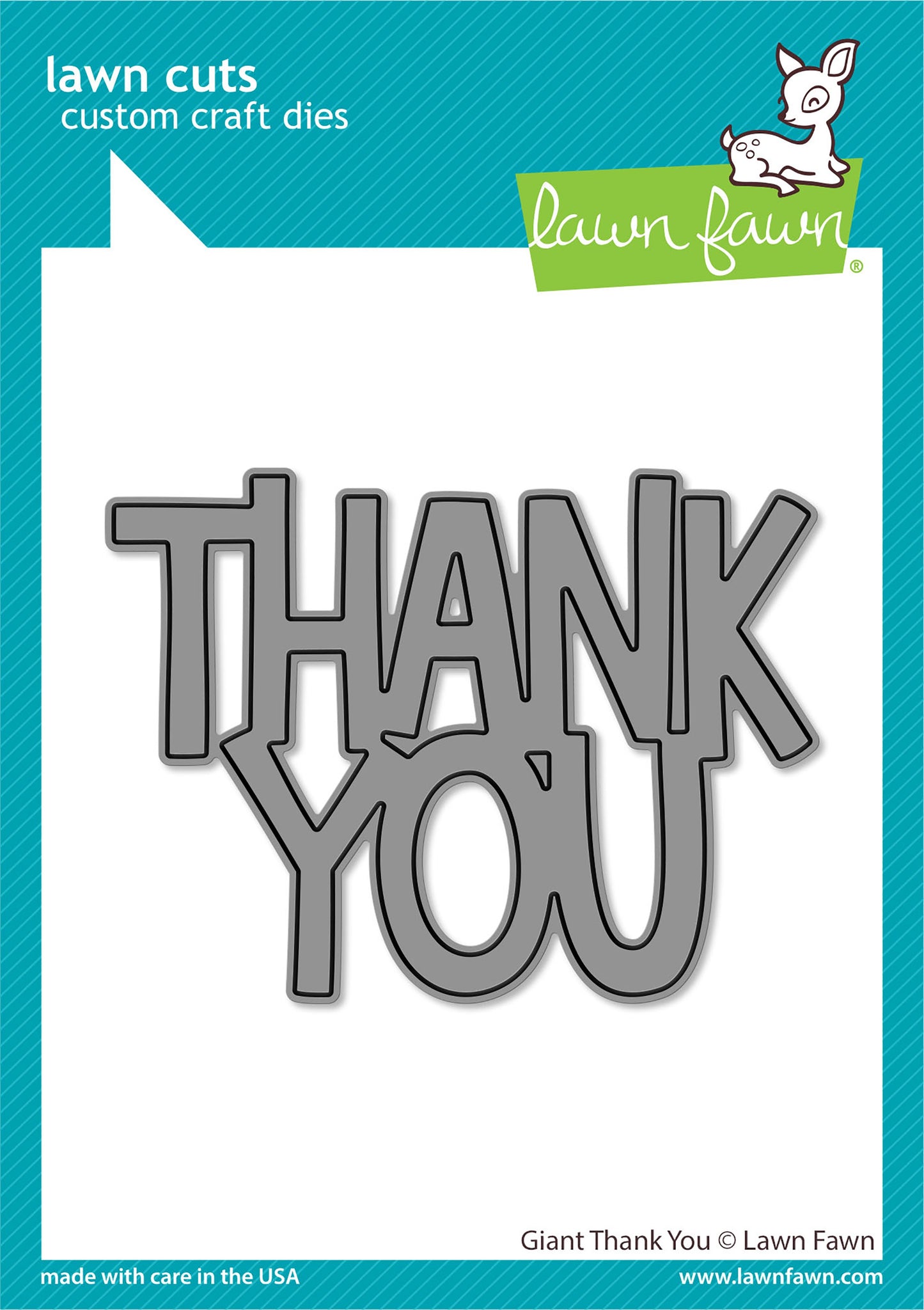 Giant Thank You Lawn Cuts Craft Die