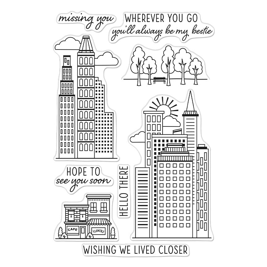Wherever You Go Clear Stamps