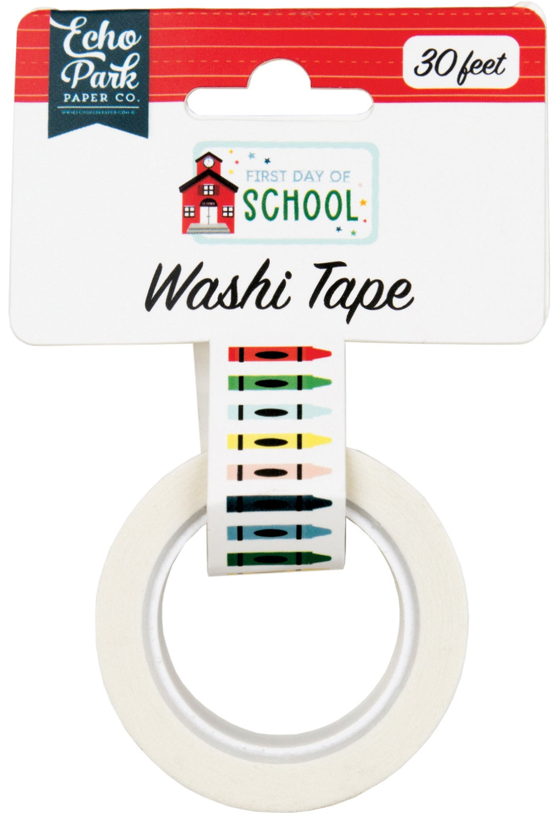 First Day Of School Washi Tape - Coloring Time