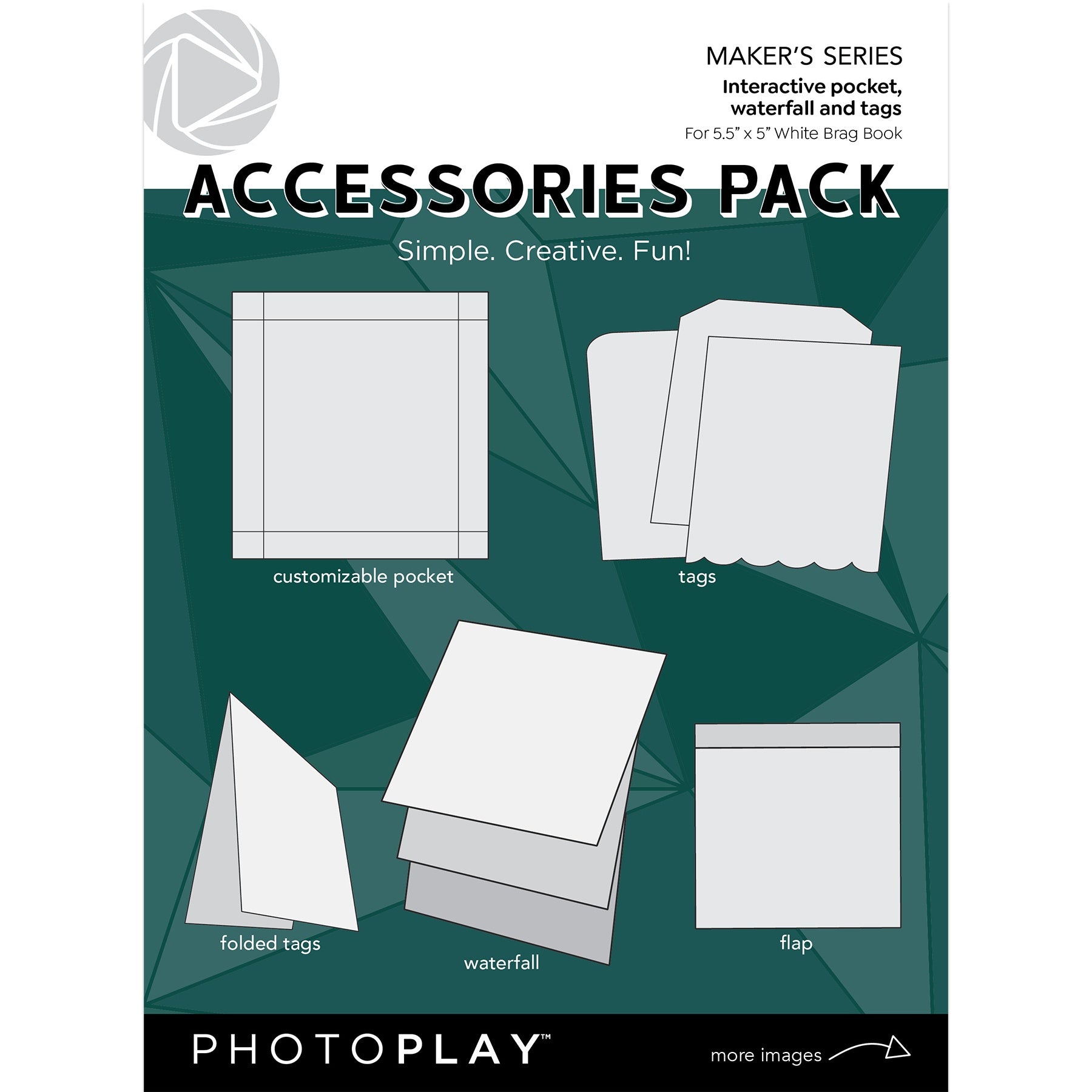 Brag Book White Accessories Pack