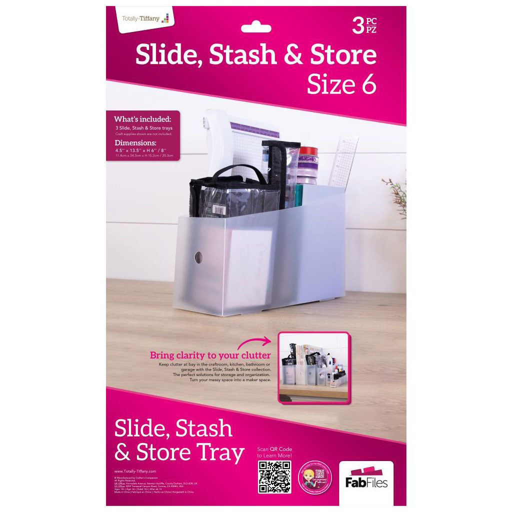 #6 Slide, Stash & Store Trays - 3 pack