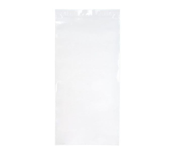 Crystal Clear 2 Mil Zip Bags, 6"x12", Pack of 10