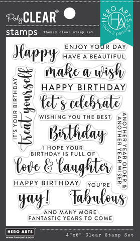 Let's Celebrate Clear Stamp Set