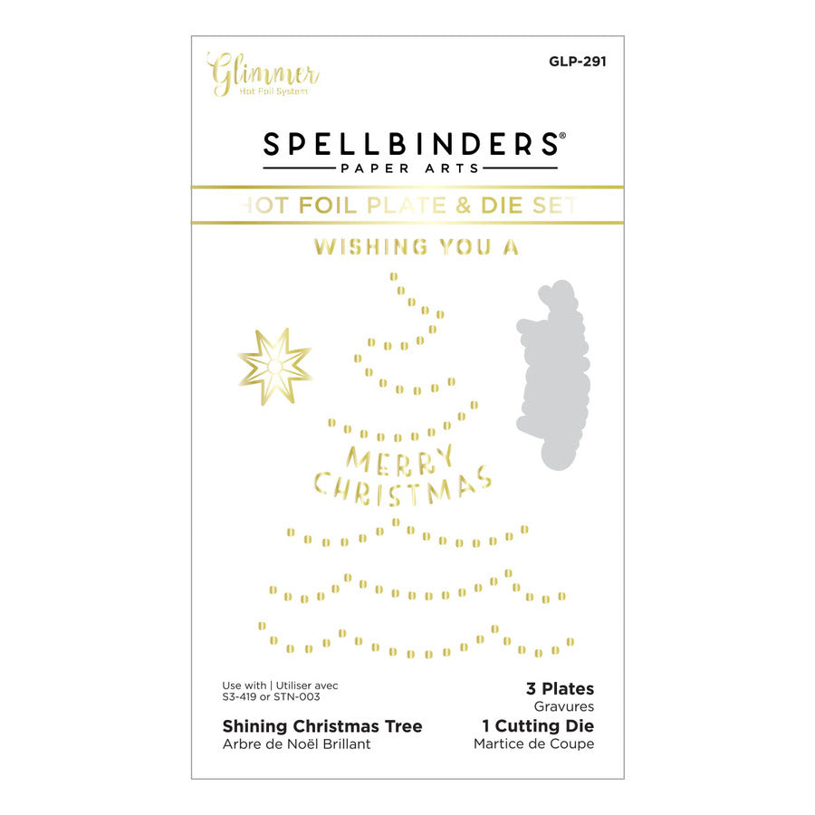 Glimmer Plates - Shining Christmas Tree