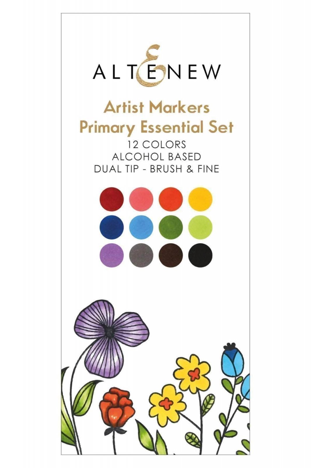 Artist Markers Primary Essential Set