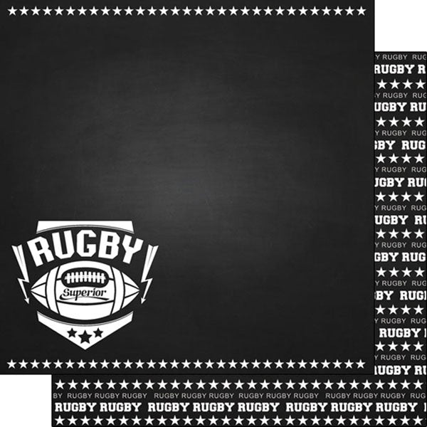 Rugby Chalkboard Sports