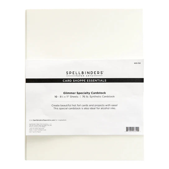 Glimmer Specialty Cardstock 8 1/2"x11" - 10 Pack