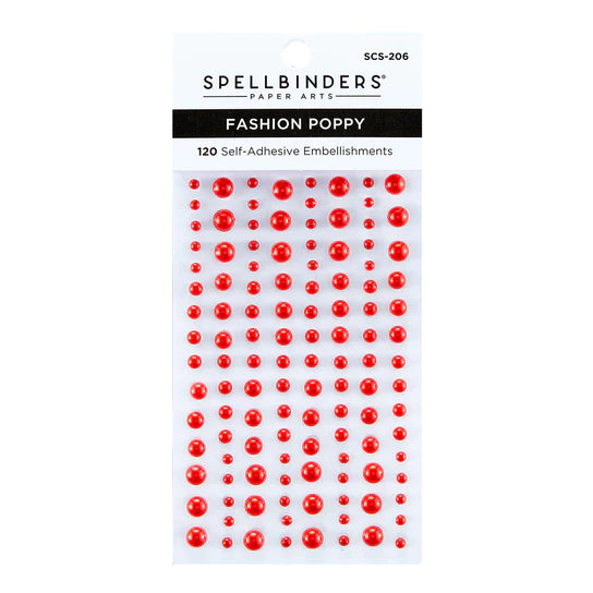 Color Essentials Pearl Dots - Fashion Poppy