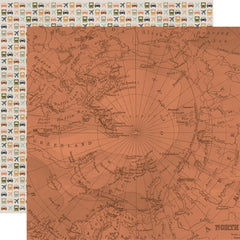 Here + There Gotta Get Away 12x12 Double-Sided Patterned Paper