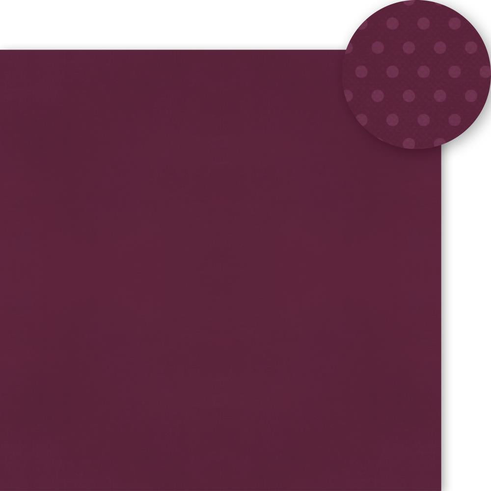 Color Vibe - Mulberry, 12x12 Cardstock