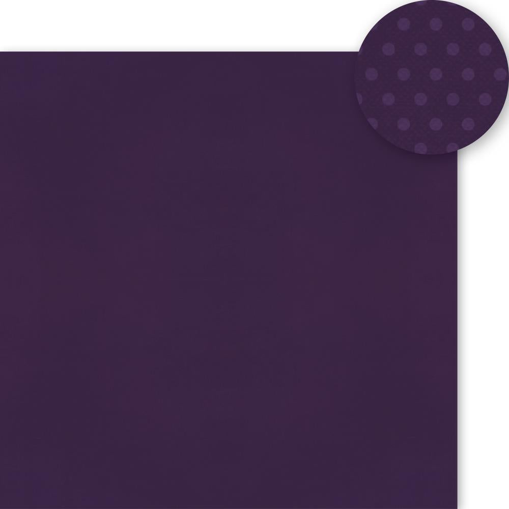 Color Vibe - Eggplant, 12x12 Cardstock
