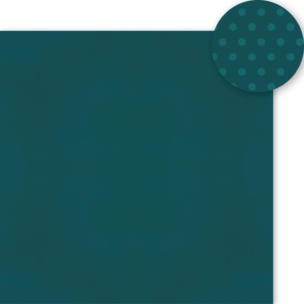 Color Vibe - Deep Teal, 12x12 Cardstock