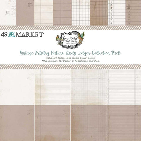 Nature Study Ledger Collection Pack, 12x12