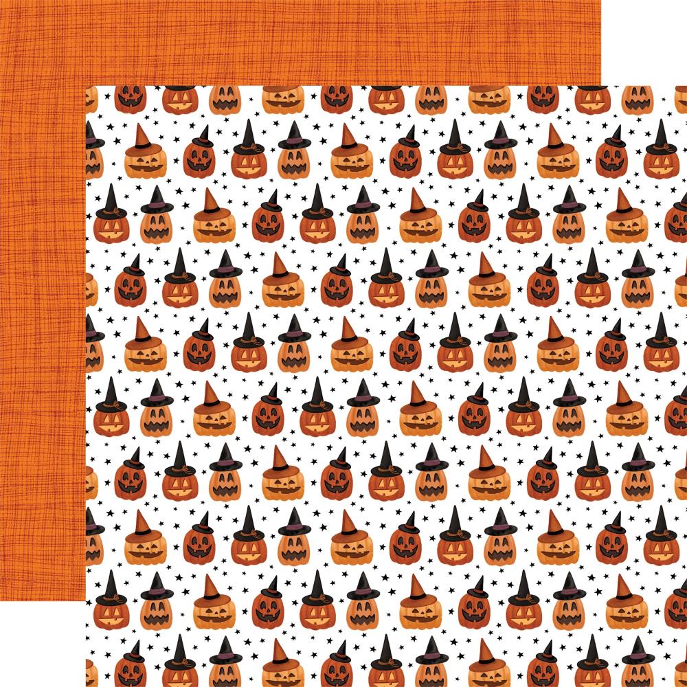 Halloween Jack-O-Lanterns 12"x12" Double-Sided Cardstock