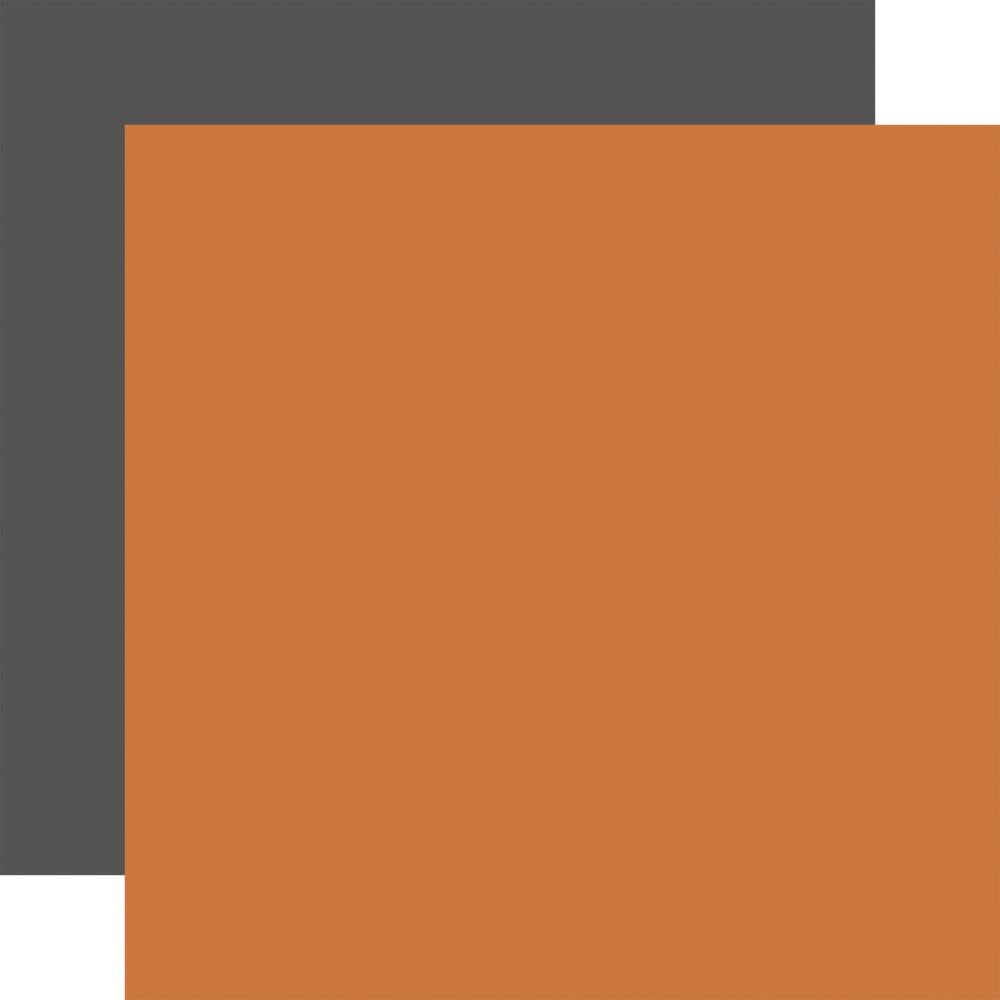 Halloween Orange / Gray 12"x12" Double-Sided Cardstock