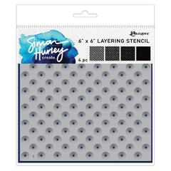 Polka Dot Assortment 6x6 Layered Stencil