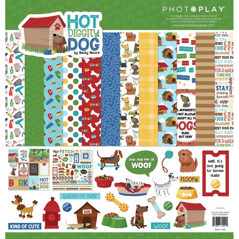 Hot Diggity Dog 12x12 Collection Pack