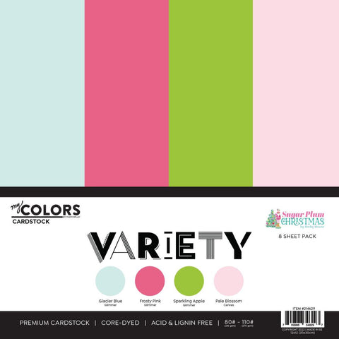 Sugar Plum Christmas 12x12 Cardstock Variety Pack