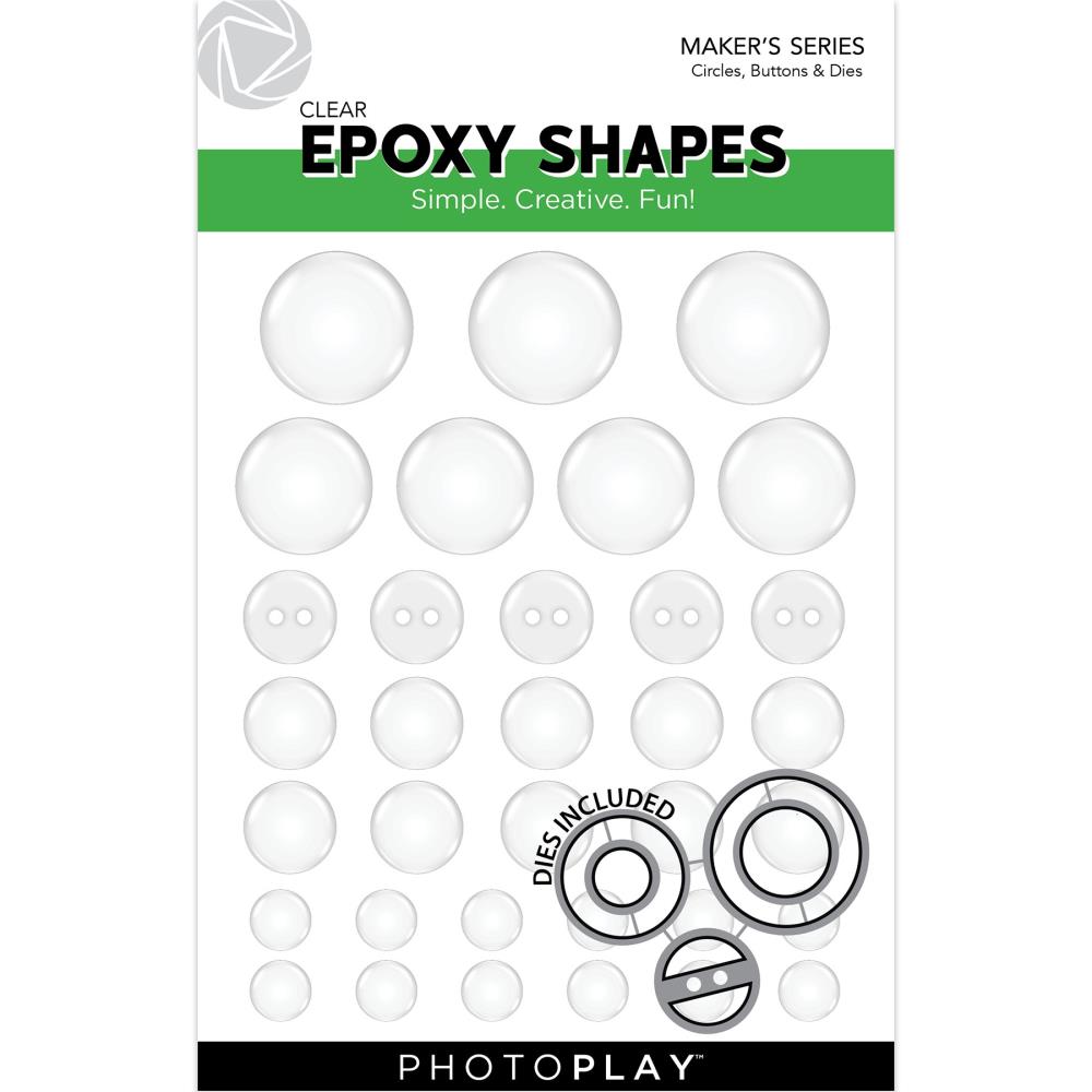 Epoxy Shapes - Circles, Buttons & Dies