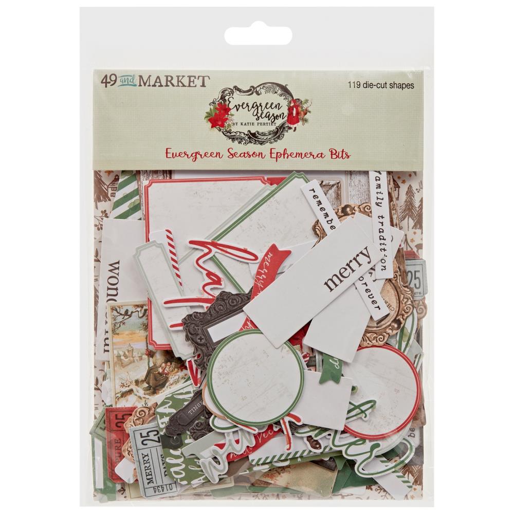 Evergreen Season Ephemera Bits