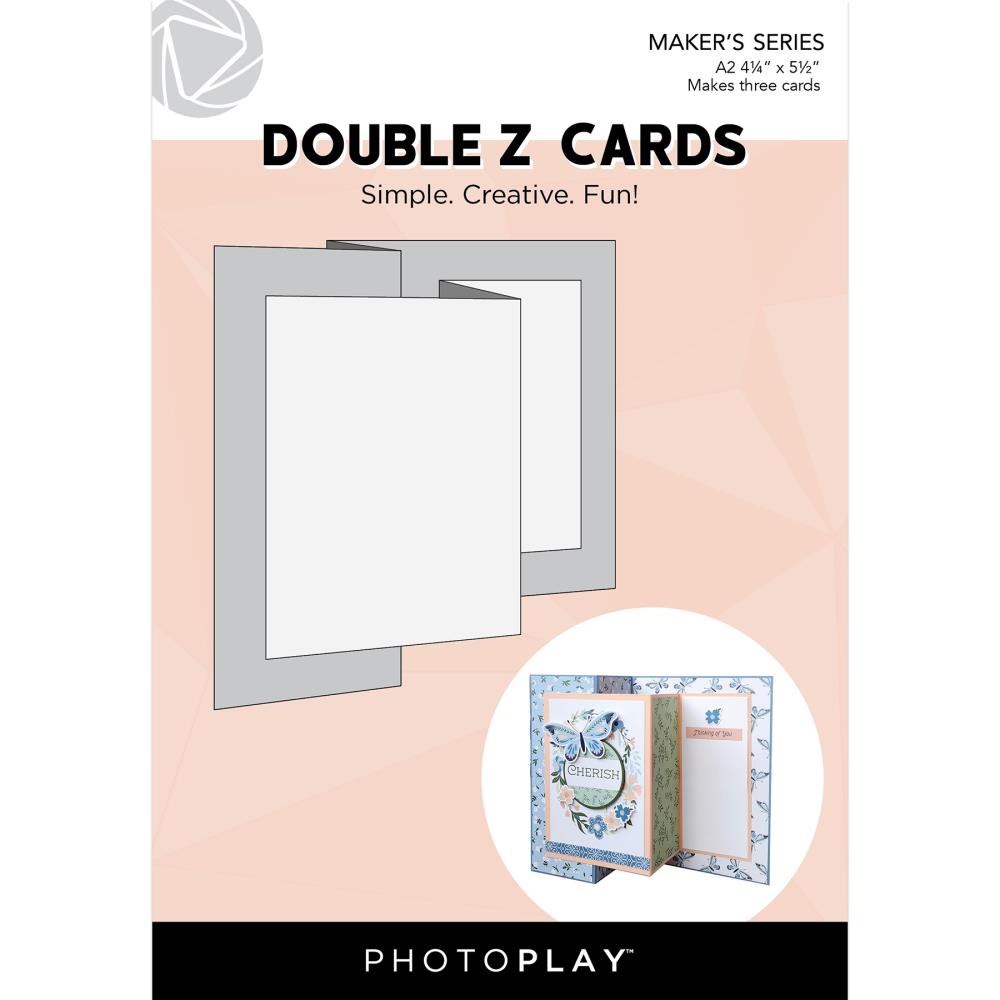 Maker's Series Double Z Cards, A2, 6 Packs