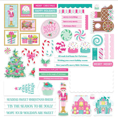 Sugar Plum Card Kit Stickers