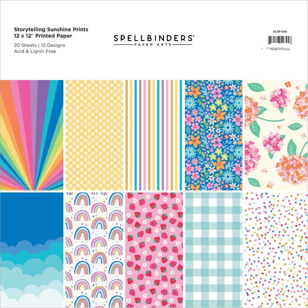 Storytelling Sunshine Prints 12x12 Paper Pack
