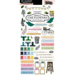 The Flower Emporium Cardstock Stickers by Vicki Boutin