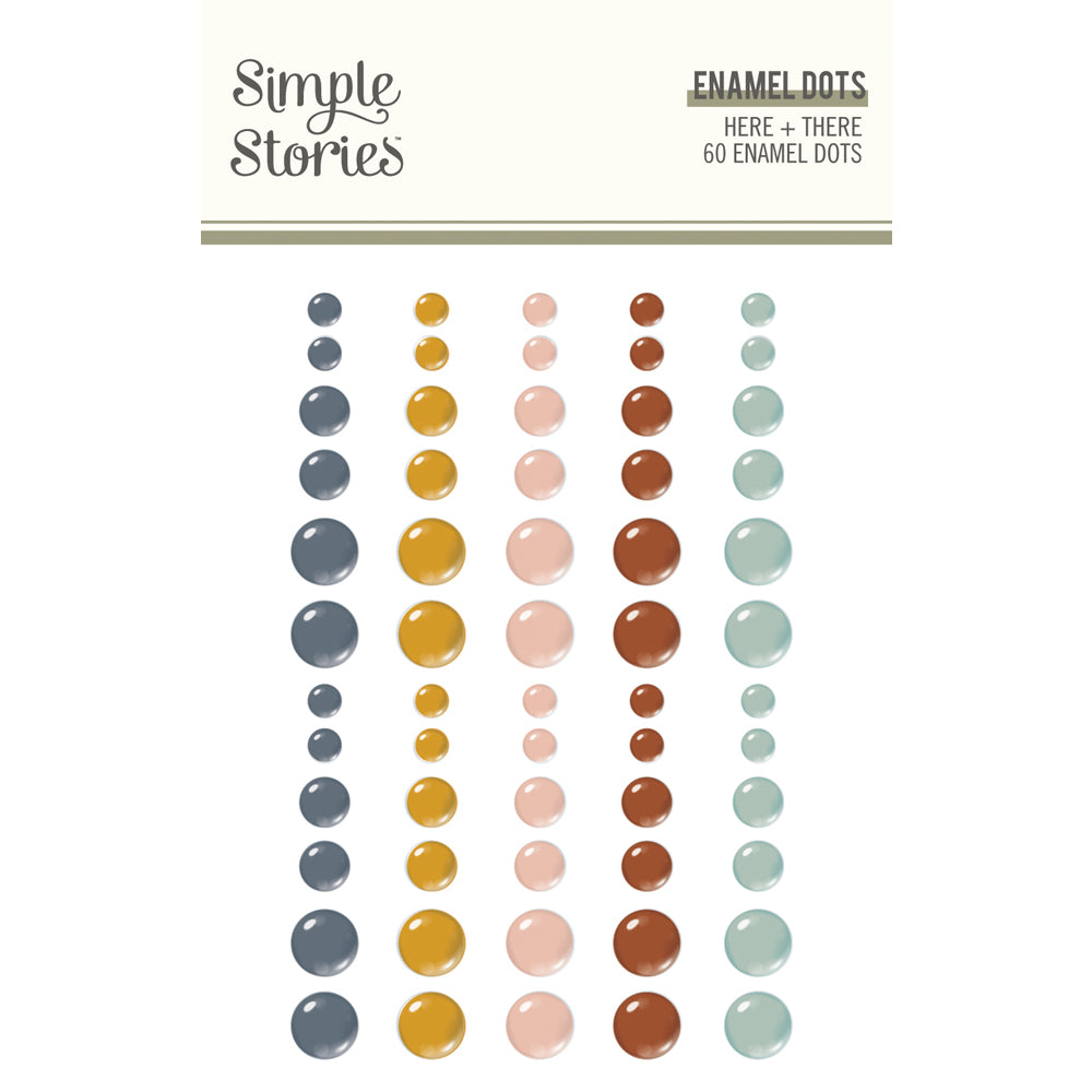 Here + There Enamel Dots
