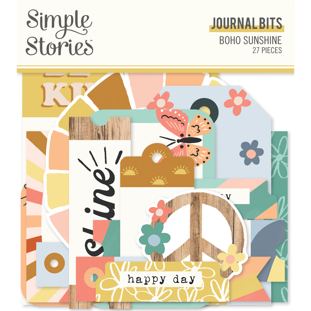 Boho Sunshine Journal Bits & Pieces