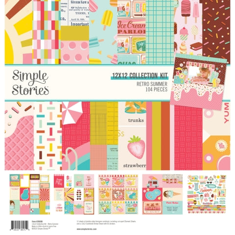 Retro Summer 12x12 Collection Kit