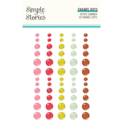 Retro Summer Enamel Dots