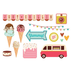 Retro Summer Simple Pages Page Pieces