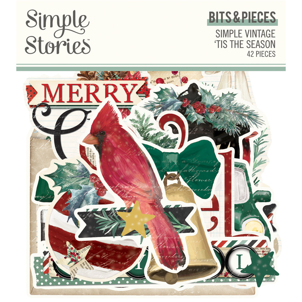 Simple Vintage 'Tis the Season Bits & Pieces