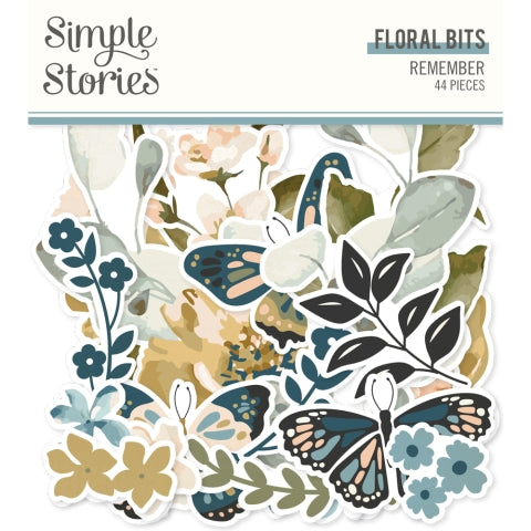 Remember Floral Bits & Pieces Die Cut Pieces